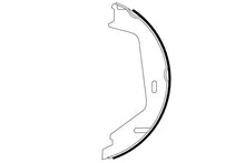 Set saboti frana, frana de mana Textar pentru Volvo - 91062300
