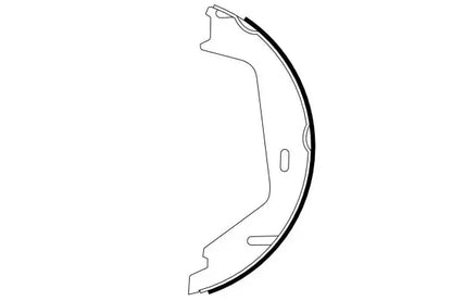 Set saboti frana, frana de mana Textar pentru Volvo - 91062300