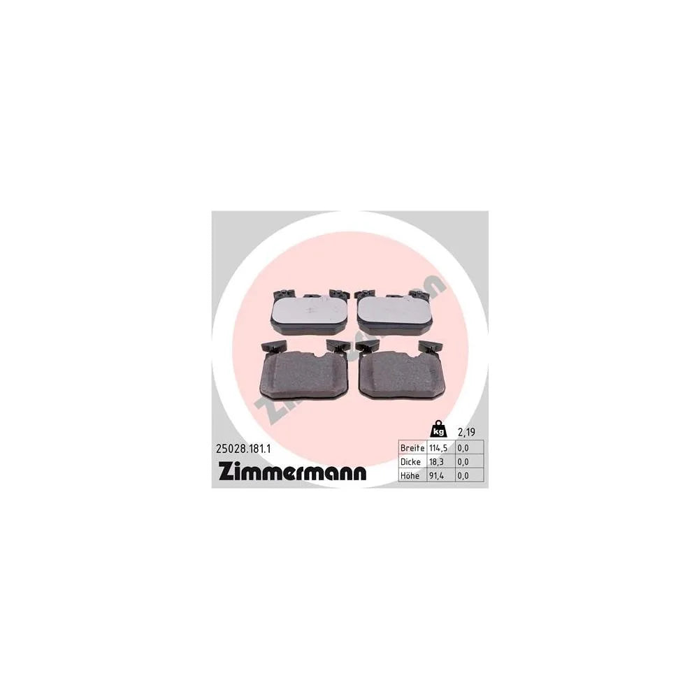 Placute Frana ZIMMERMANN - 25028.181.1