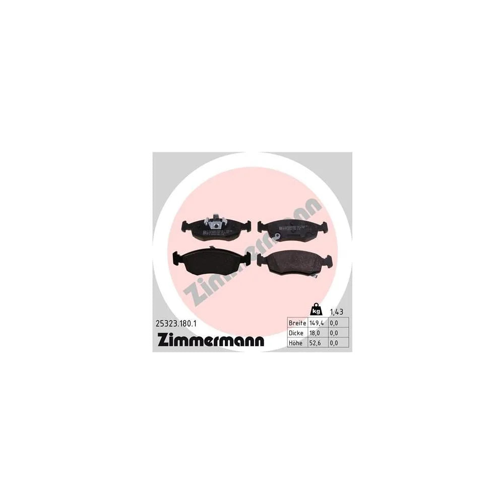 Placute Frana ZIMMERMANN - 25323.180.1