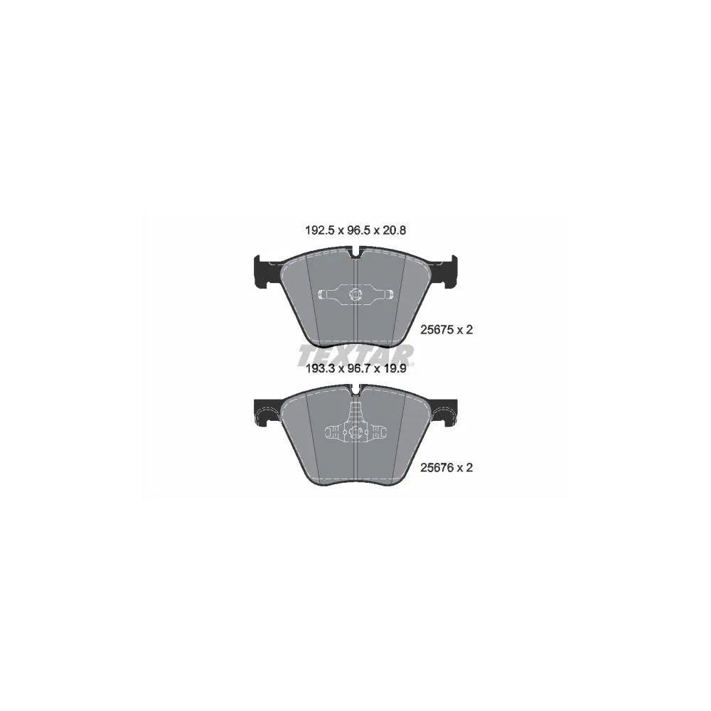 Set Placute Frana, Frana Disc Textar pentru BMW 7 - 2567501