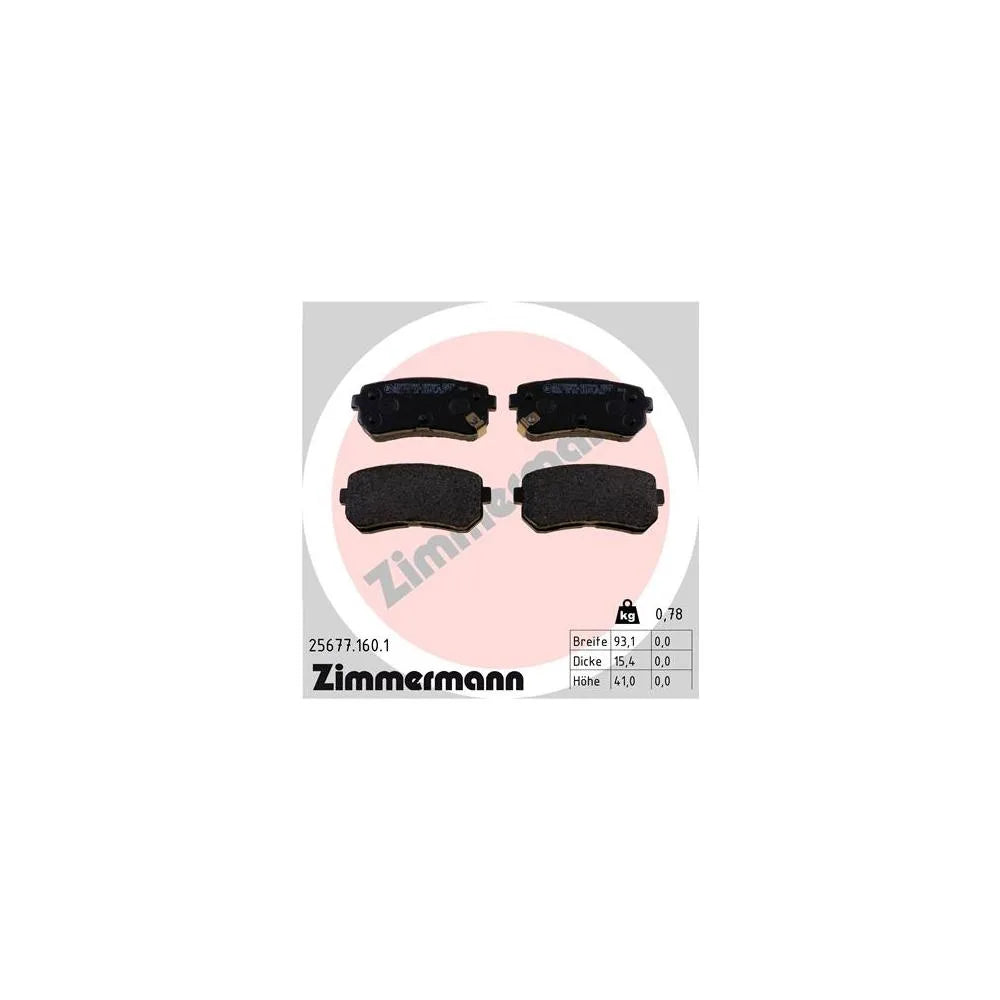Placute Frana ZIMMERMANN - 25677.160.1