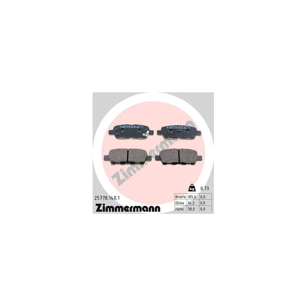 Placute Frana ZIMMERMANN - 25778.140.1