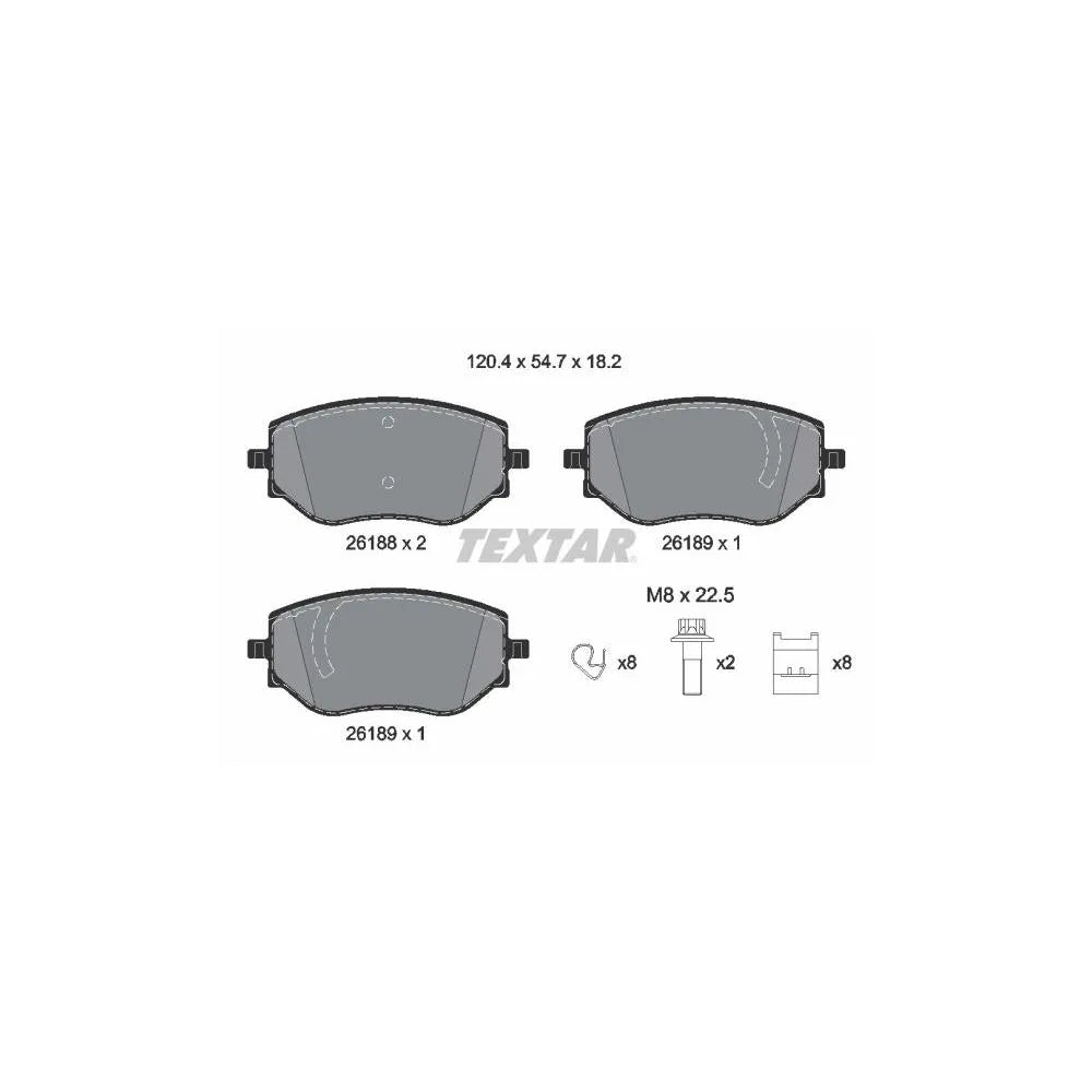 Set Placute Frana, Frana Disc TEX - 2618801
