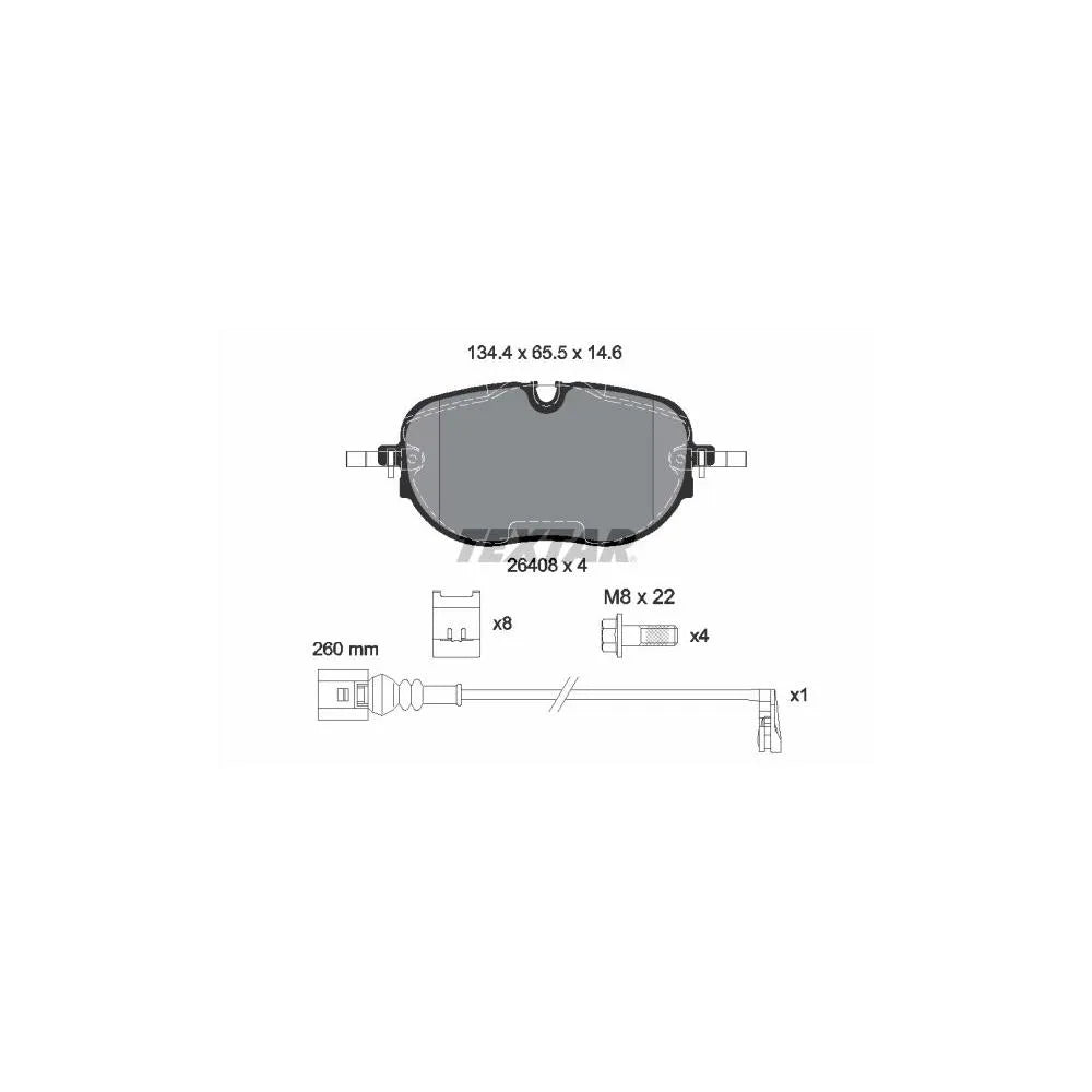 Set Placute Frana, Frana Disc Textar pentru Cupra Born, Volkswagen Id 3 - 2640801