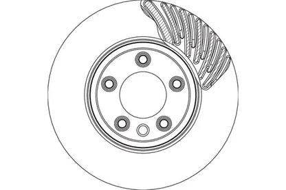 Disc frana, Audi, Porsche, 368x362x94 mm, TRW DF4760S