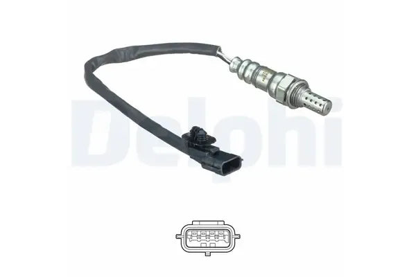 Sonda lambda, Dacia, Renault, 155x60x56 mm, Delphi ES2052312B1