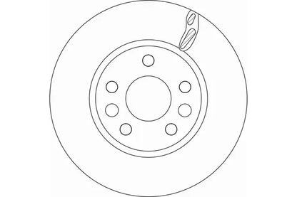 Disc frana, Renault Megane Iv Grandtour, Megane Iv Hatchback, Megane Iv Grand Coupe, Megane Iv Limuzina, Talisman Grandtour, Ø296 mm, TRW DF6546