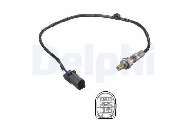 Sonda lambda, Fiat Fiorino Autoutilitara, Limuzina Spatioasa, Fiorino Microbus, Qubo, Doblo Autoutilitara, 153x56x53 mm, Delphi ES2117912B1