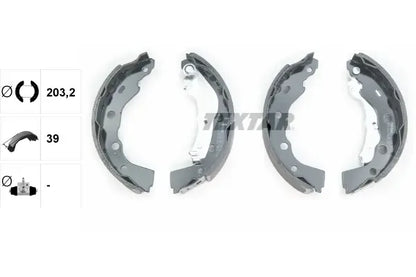 Set saboti frana, Mitsubishi Carisma, Carisma Limuzina, Space Star Microbus, Textar 91056400