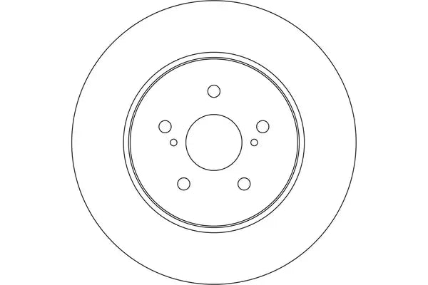 Disc frana, Lexus Rx, Ø319 mm, TRW DF4493