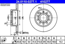 Disc frana TRW - 24.0110-0277.1