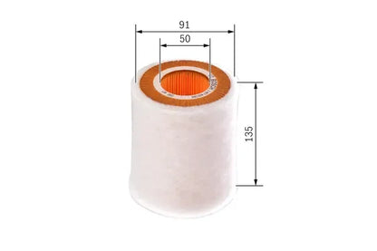 Filtru aer, Smart Roadster, Roadster Cupe, 149x115x114 mm, Bosch 1457433084