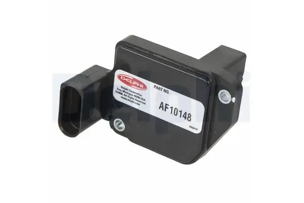 Senzor debit aer, Audi, Volkswagen, Skoda A6 C5, A6 C5 Avant, A4 B5, A4 B5 Avant, Passat B5.5, Passat B5.5 Variant, 133x102x60 mm, Delphi AF1014812B1