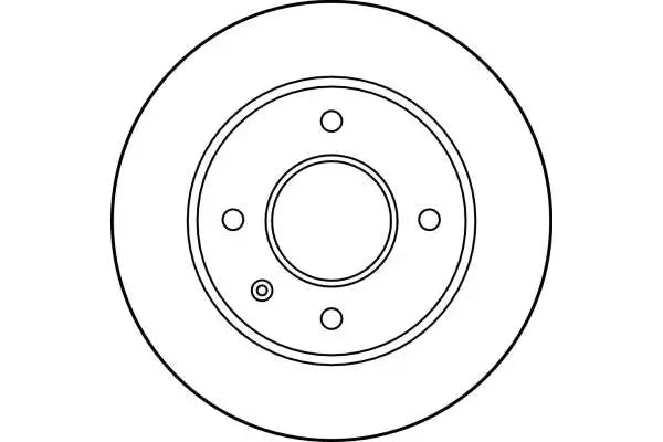 Disc frana, Ford Escort, Escort Iii Turnier, Escort Iii Express, Escort Iv Express, Orion, Escort Iv Turnier, Ø239 mm, TRW DF1652