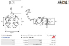 Szczotkotrz electromotor As-Pl - SBH3008P