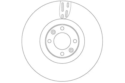 Disc frana, Citroen, DS, Peugeot DS5, Ds 5, DS4, Ds 4, Ds 4 Crossback, 308 Cc, 308, Ø339 mm, TRW DF6140