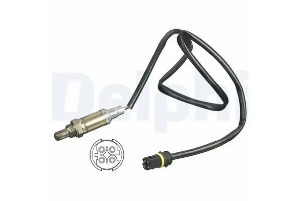 Sonda lambda, BMW Seria 3, Seria 5, Z3 Roadster, Z4 Roadster, Seria 7, 150x56x55 mm, Delphi ES1112312B1