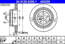 Disc frana TRW pentru Land Rover - 24.0120-0200.1
