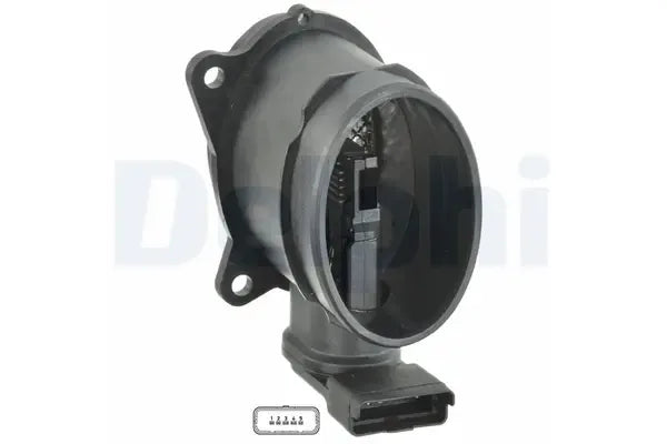 Senzor debit aer, Peugeot, Citroen, Volvo, Ford, Fiat, Mazda, Mini Partner Autoutilitara, Limuzina Spatioasa, 131x121x156 mm, Delphi AF1007512B1