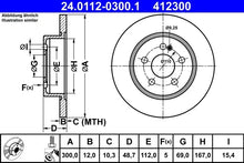 Disc frana TRW pentru Mercedes-Benz - 24.0112-0300.1