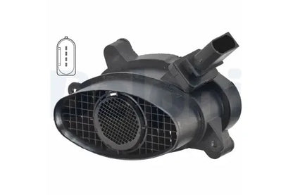 Senzor debit aer, BMW, 133x123x156 mm, Delphi AF1030312B1