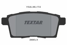 Set placute frana, frana disc Textar - 2454501