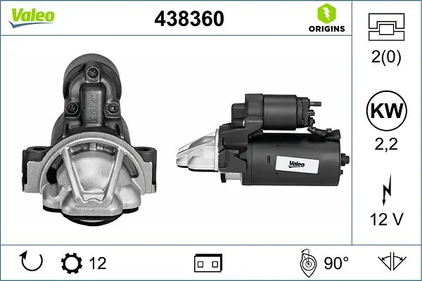 Starter Valeo - VAL438360