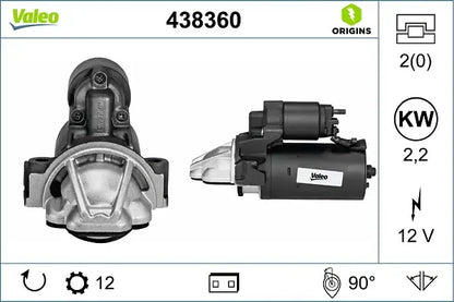 Starter Valeo - VAL438360