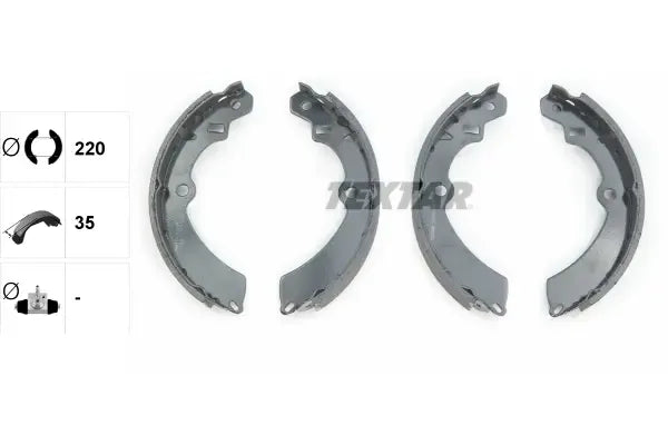 Set saboti frana Textar pentru Suzuki - 91042800