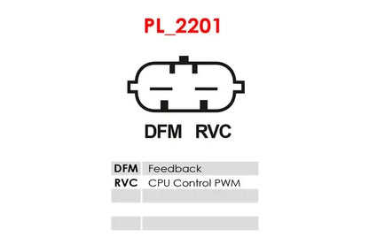 Generator / alternator As-Pl pentru Opel - A0814S