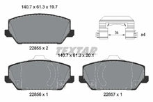 Set placute frana disc, Hyundai, Kia I30, I30 Fastback, Santa Fe, Optima, Optima Sportswagon, Kona, 179x122x97 mm, Textar 2285501
