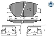 Set placute frana, frana disc Meyle pentru Opel - 0252213819/PD