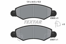 Set placute frana, frana disc Textar - 2360501