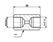 Bieleta furtunuri frana wew 12X1 sf - wew G1/4 sf MB - 85-17