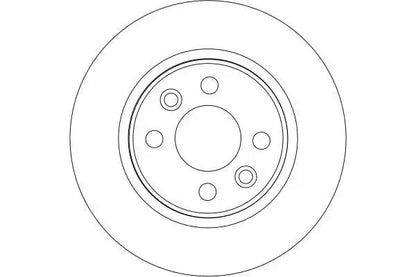 Disc frana, Dacia, Renault, Smart Logan, Sandero, Twingo, Stepway, Logan Express, Fortwo Cupe, Logan Mcv, Thalia, Twingo I Caseta, Ø259 mm, TRW DF4381