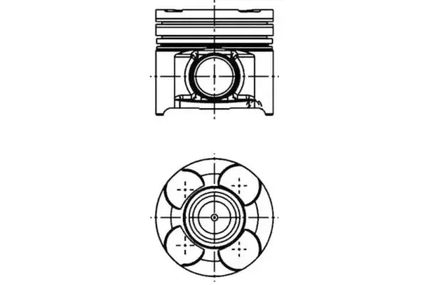 Piston, Alfa Romeo, Cadillac, Fiat, Lancia, Opel, Saab, 116x96x88 mm, Kolbenschmidt 40660600