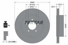 Disc frana, Chrysler, Dodge, Lancia 300C, 300C Touring, Charger, Challenger Cupe, Thema, Ø320 mm, Textar 92177205