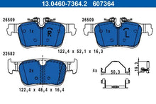 Set placute frana, frana disc TRW pentru Volvo - 13.0460-7364.2