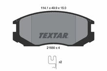 Set placute frana disc, Mitsubishi, Proton, Daihatsu Colt, Lancer, Terios, Persona 400, Persona 400 Hatchback, 131x84x84 mm, Textar 2165001