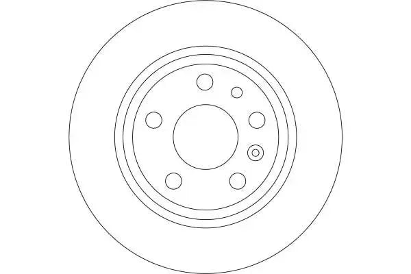 Disc frana, Saab 9-5 Combi, 9-5, Ø286 mm, TRW DF4279