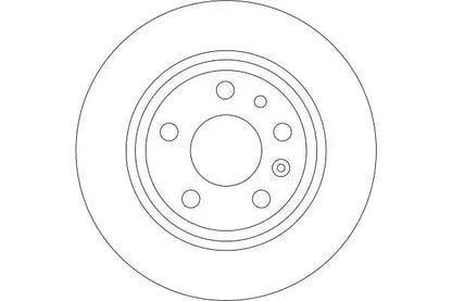 Disc frana, Saab 9-5 Combi, 9-5, Ø286 mm, TRW DF4279