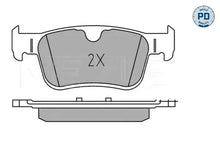 Set placute frana disc, Volvo, 143x90x80 mm, Meyle 0252256816PD