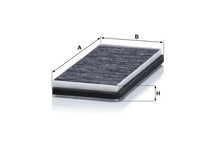 Filtru aer habitaclu -Filter, Mazda, 284x245x42 mm, Mann CUK230042