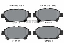 Set placute frana, frana disc Textar pentru Aston Martin, Toyota - 2477801