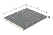 Filtru aer habitaclu, Hyundai, Kia Grandeur, Magentis, Santa Fe, Sonata, Bosch 1987435572