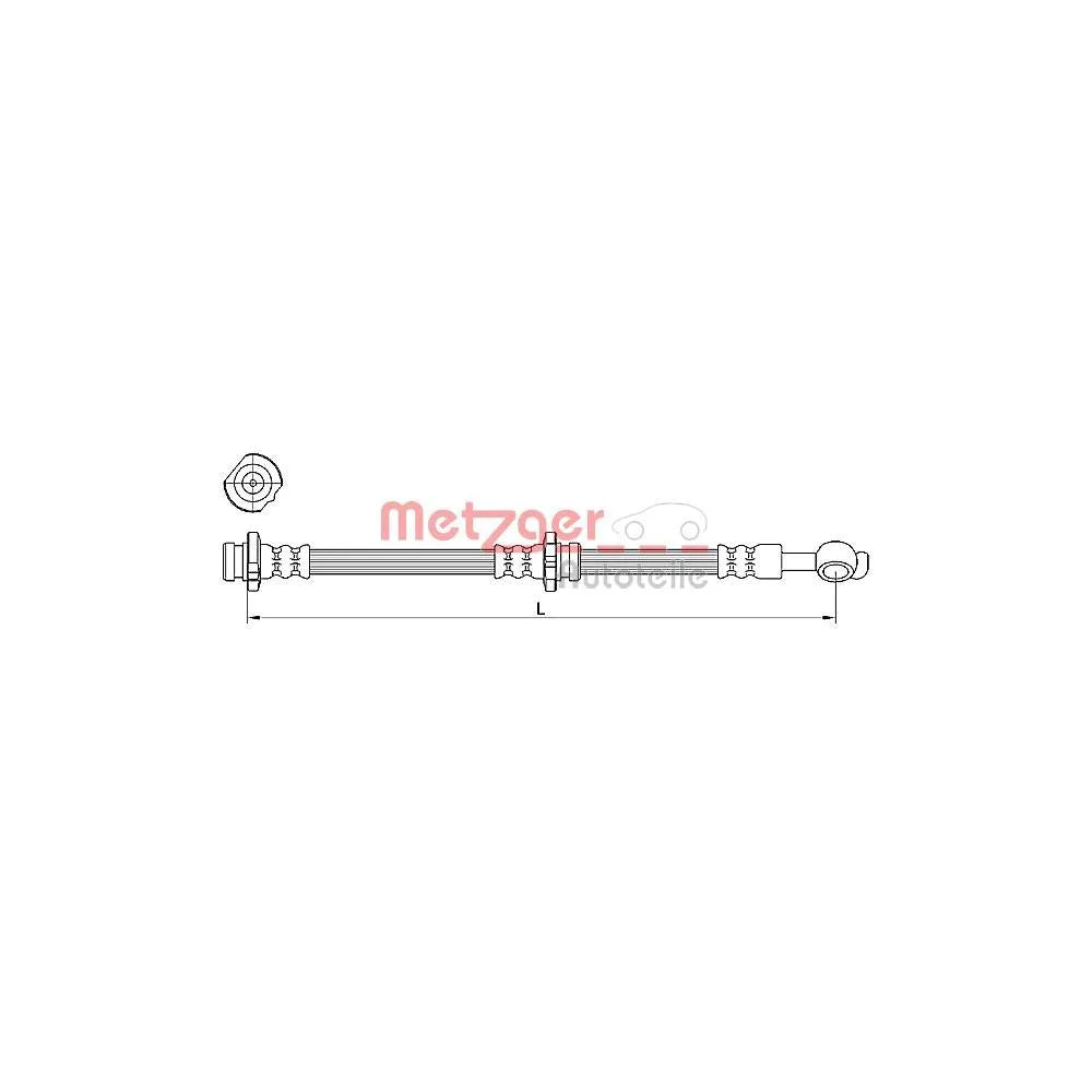 Furtun Frana METZGER AUTOTEILE - 4110471