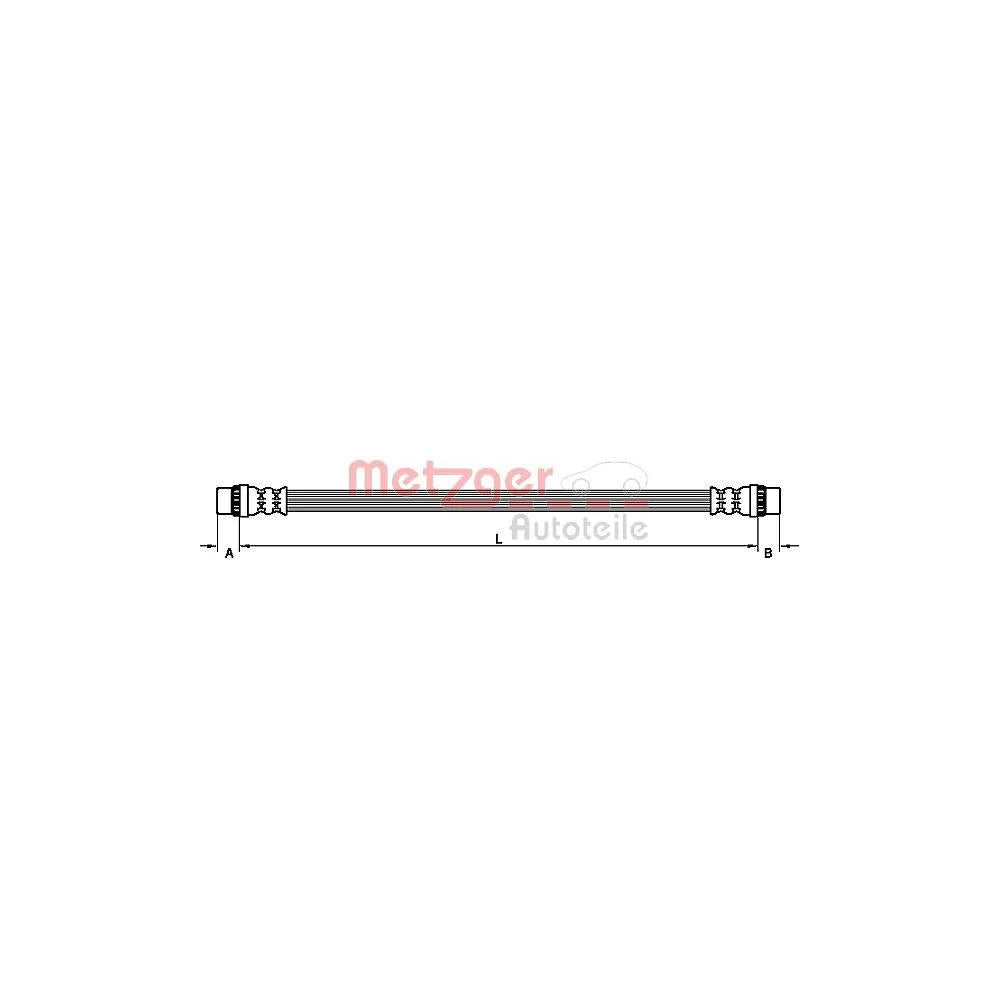 Furtun Frana METZGER AUTOTEILE - 4110929