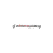 Furtun Frana METZGER AUTOTEILE - 4111637