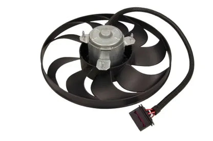 Ventilator radiator, Audi, SEAT, Skoda, 394x389x142 mm, Maxgear AC243579